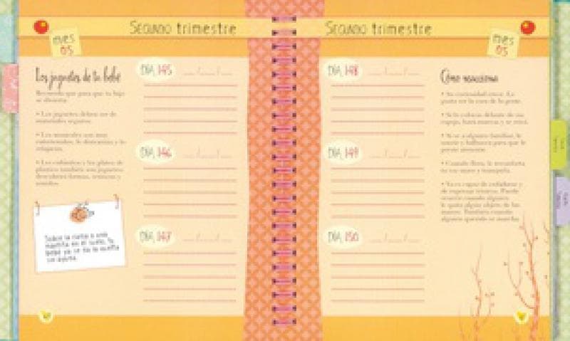 AGENDA DEL PRIMER AÑO DE MI BEBE