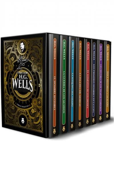 COLECCION H.G. WELLS - (BOX 8 LIBROS)