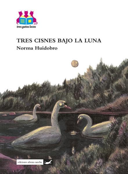 TRES CISNES BAJO LA LUNA