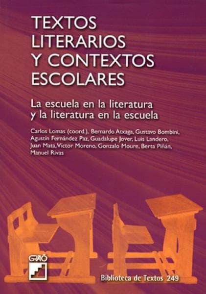 TEXTOS LITERARIOS Y CONTEXTOS ESCOLARES