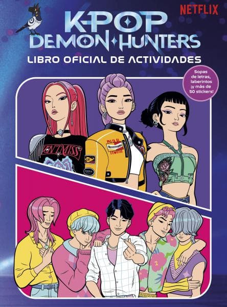 K POP DEMON HUNTERS LIBRO DE ACTIVIDADES