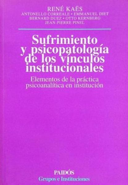 SUFRIMIENTO Y PSICOPATOLOGIA D/L VINCUL.